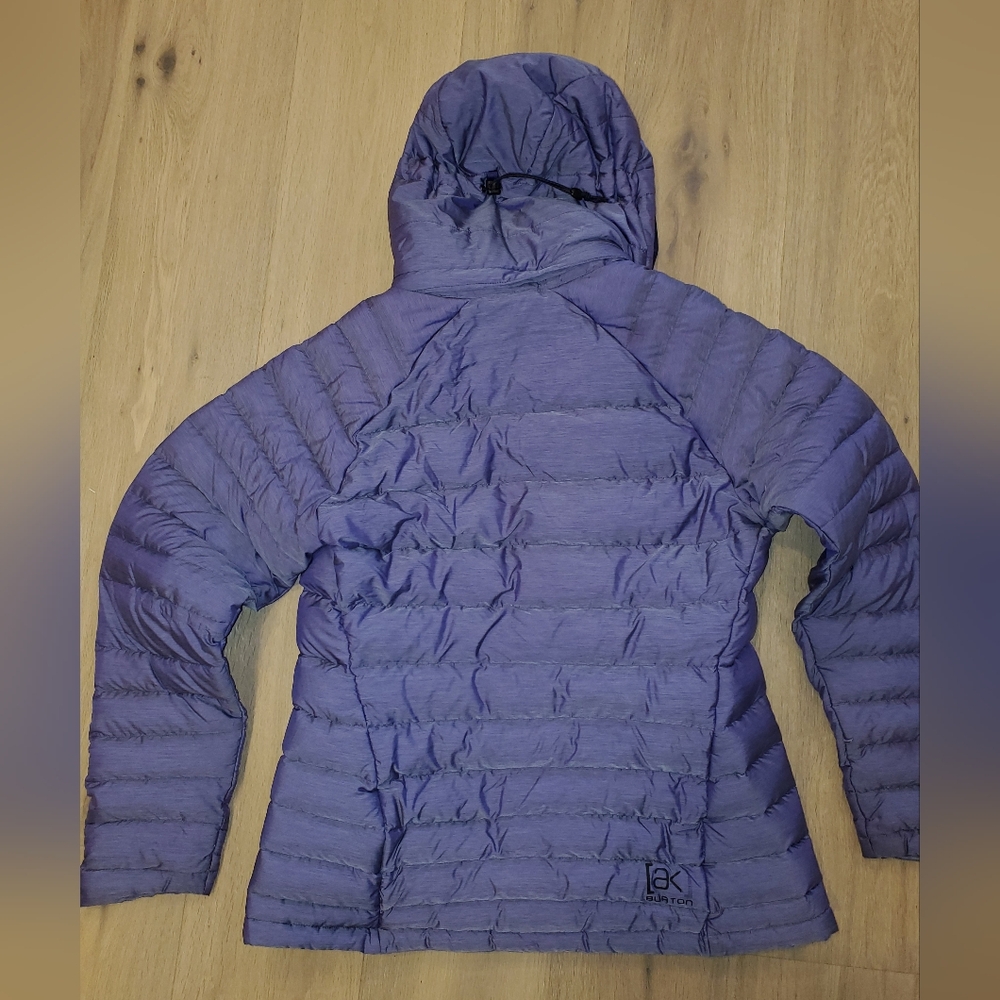 Burton Purple Puffer Jacket High Collar Cropped - Picture 5 of 9